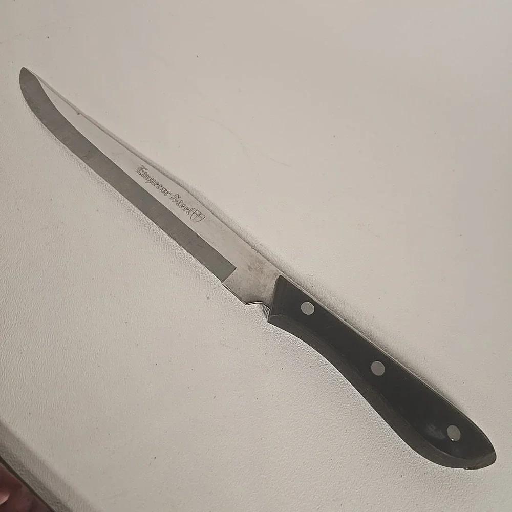 Emperor Steel 3 Knives Full Tang  Japan Stainless‎ Steel 2 Sharpening Steels
